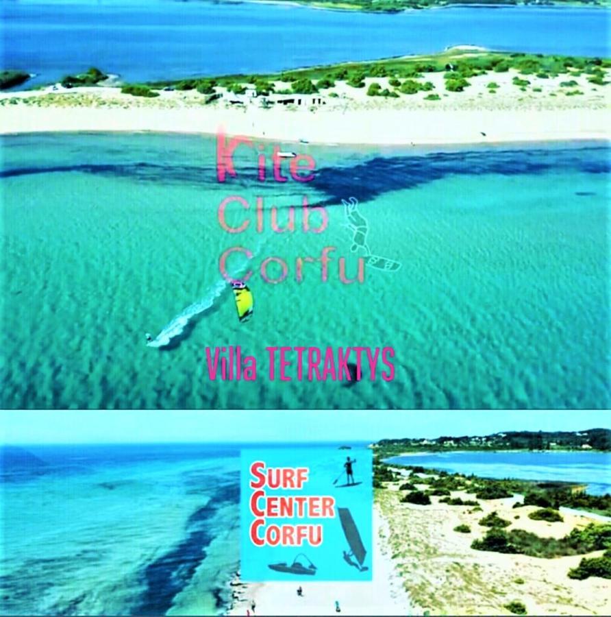 Tetraktys Estate Beachside Υδωρ Agios Matthaios  Экстерьер фото